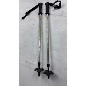 Atlas Snowshoe Poles Adjustable 130cm Aluminum Hiking Trekking Pair Silver